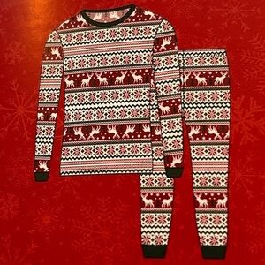 NWT-holiday style revolution-boys M(8-10)-2 piece long sleeve PJ set. Pajamas.